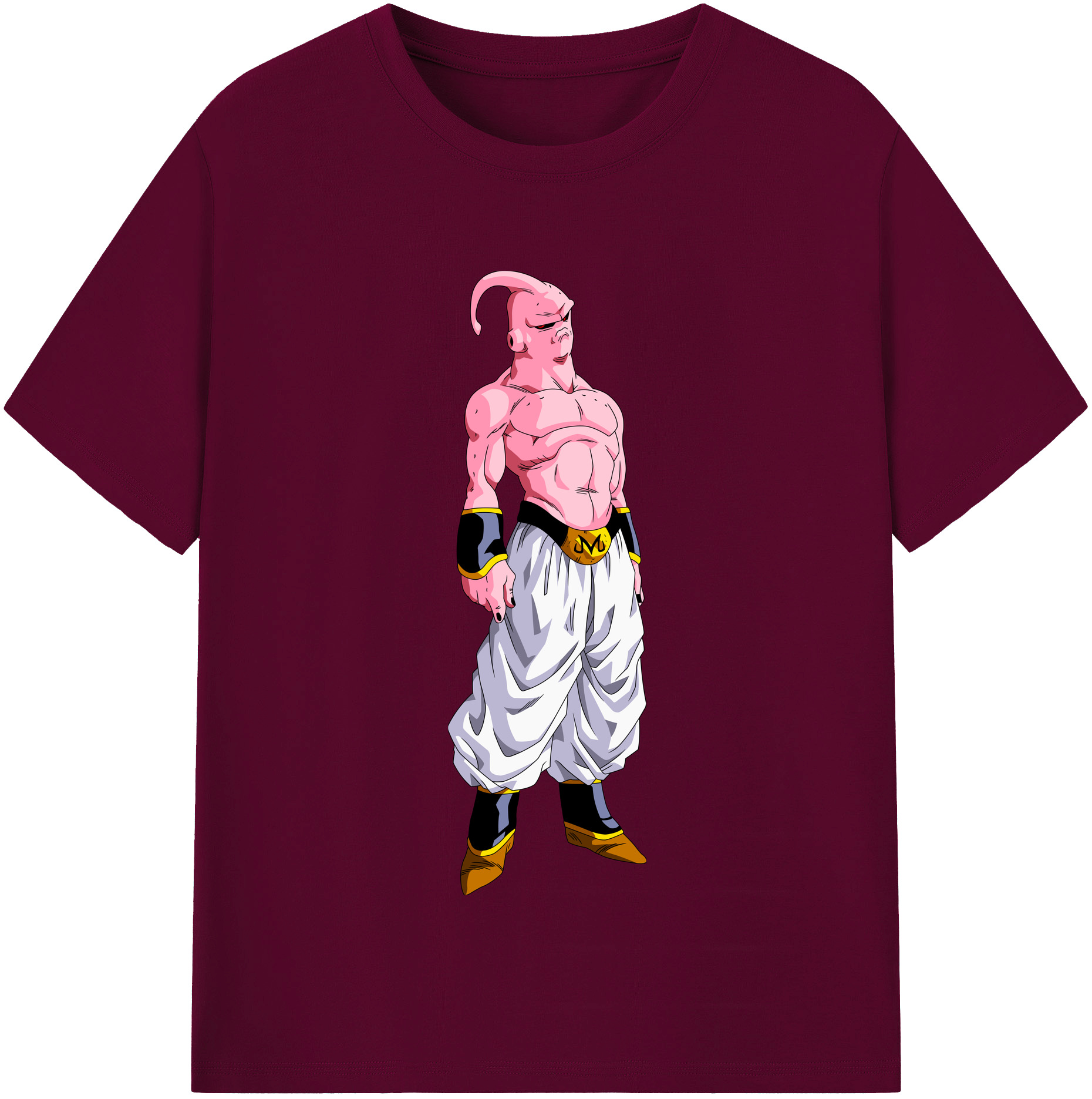 （画像用） ドラゴンボール 魔人ブウ DRAGON BALL Majin Buu レディースカジュアルプリントTシャツ（綿100％）